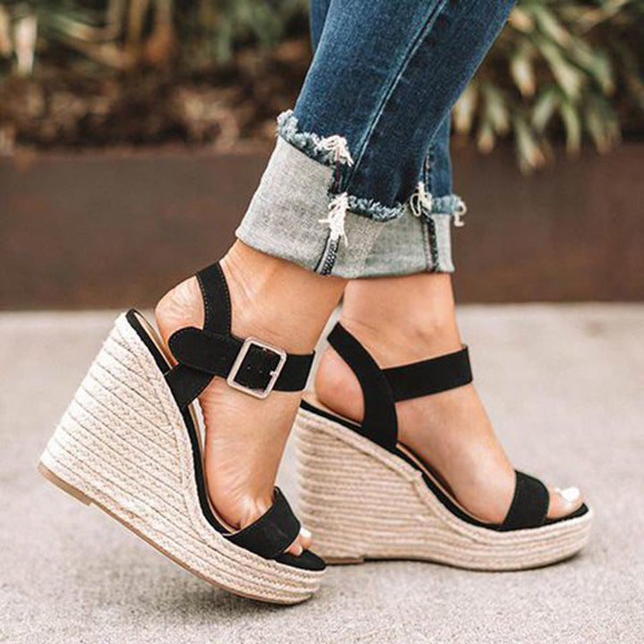 Elena – Orthopädische Keilabsatz-Sandalen | Komfort trifft auf Eleganz