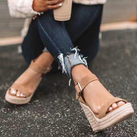 Elena – Orthopädische Keilabsatz-Sandalen | Komfort trifft auf Eleganz