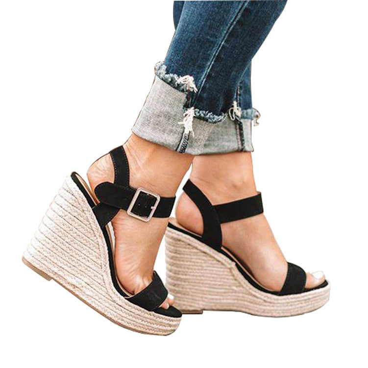 Elena – Orthopädische Keilabsatz-Sandalen | Komfort trifft auf Eleganz