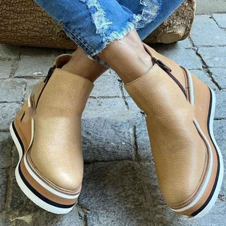 Lucia - Orthopädische Leder-Sneaker mit Komfortsohle