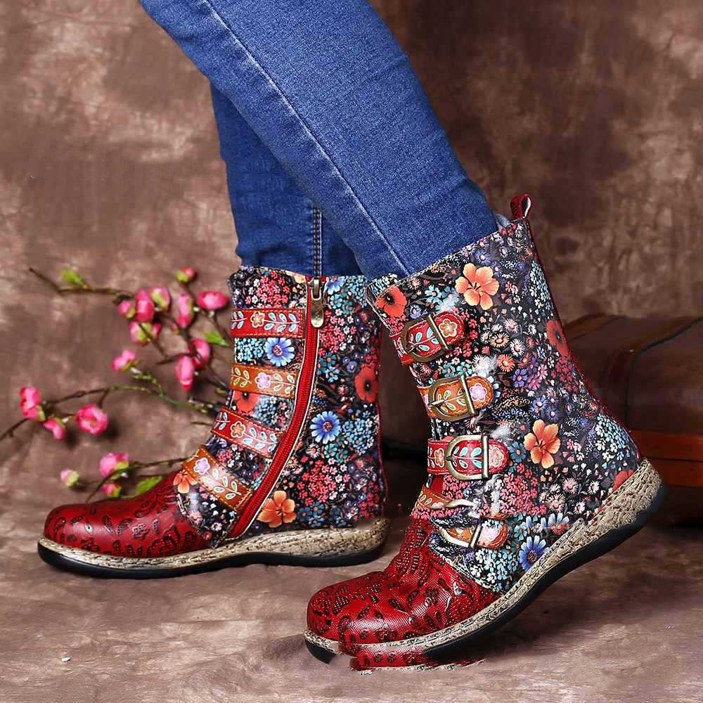 Lia - Lederstiefel für Damen mit einzigartigen Details