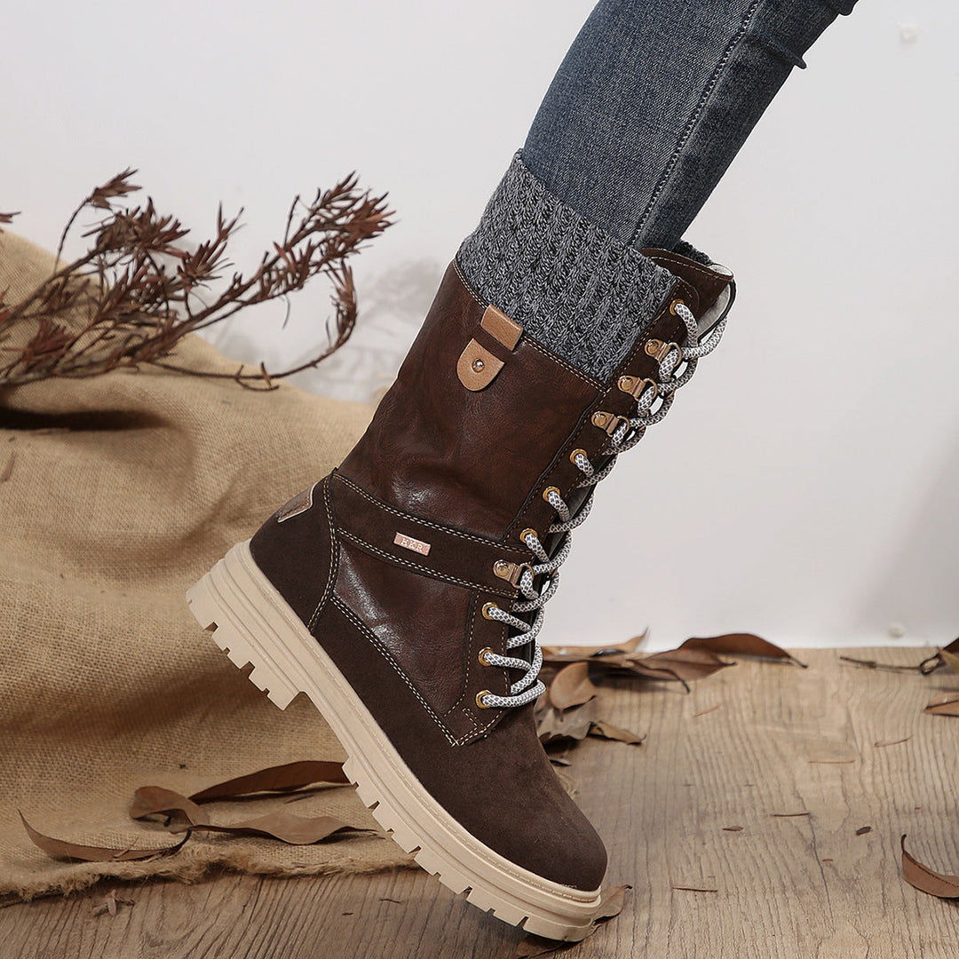 Elise - Elegante Hohe Damen Winterstiefel