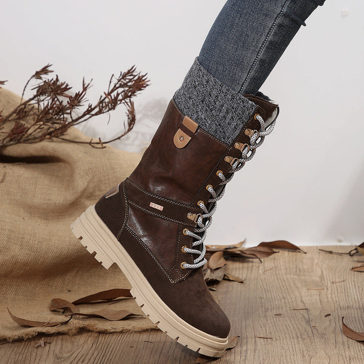 Elise - Elegante Hohe Damen Winterstiefel