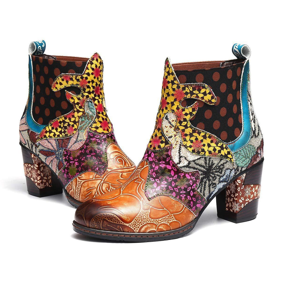Lia - Lederstiefel für Damen mit einzigartigen Details