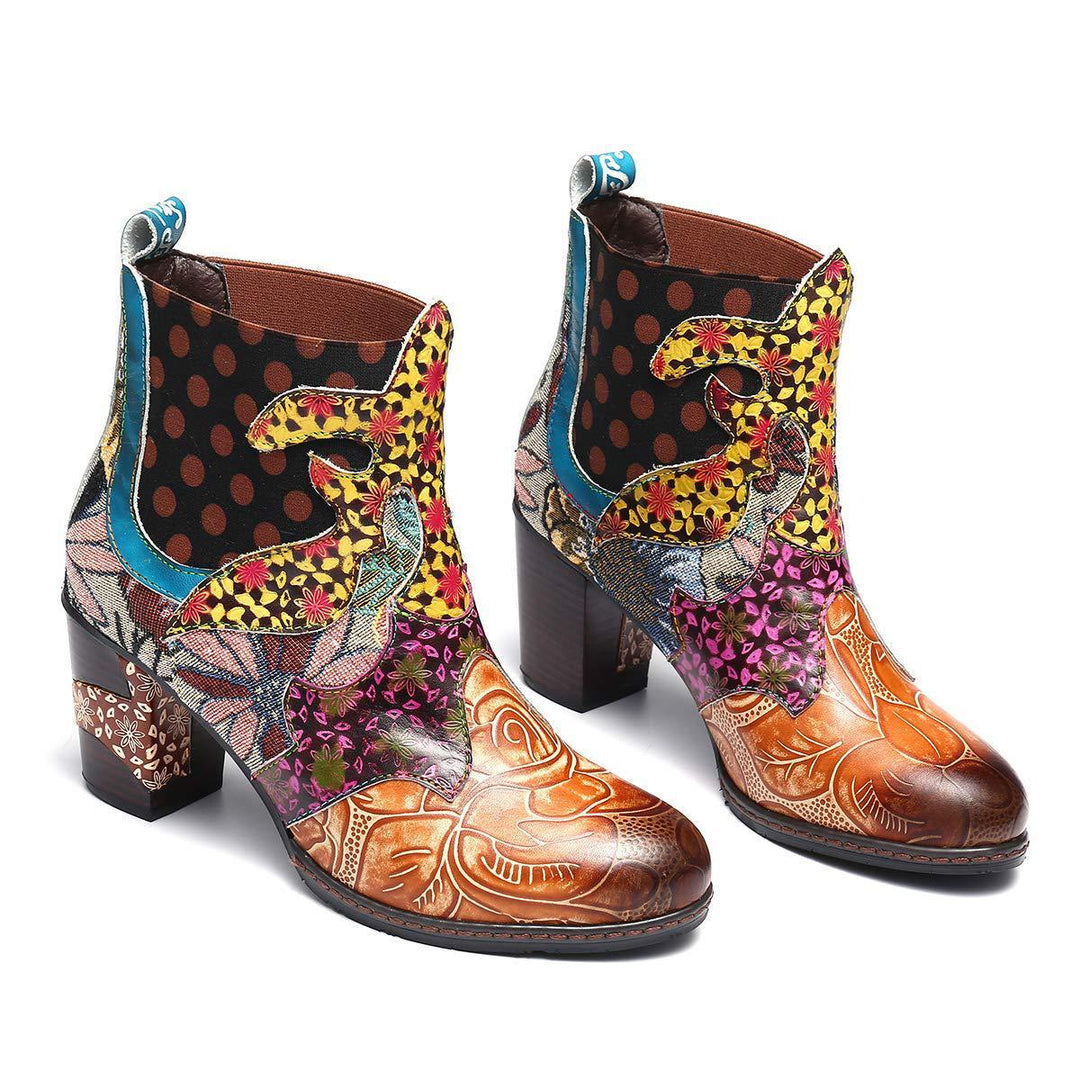Lia - Lederstiefel für Damen mit einzigartigen Details