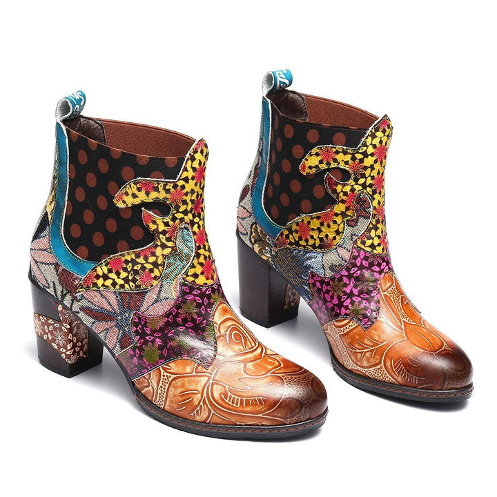 Lia - Lederstiefel für Damen mit einzigartigen Details