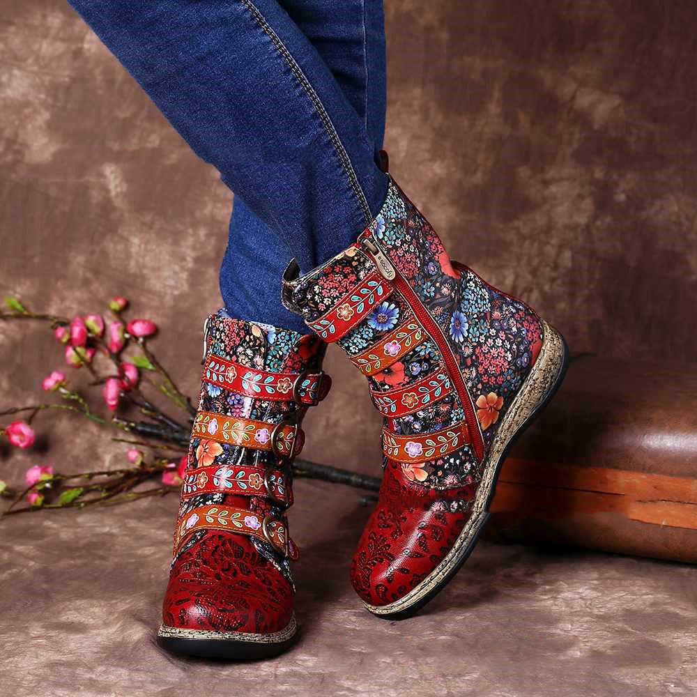 Lia - Lederstiefel für Damen mit einzigartigen Details