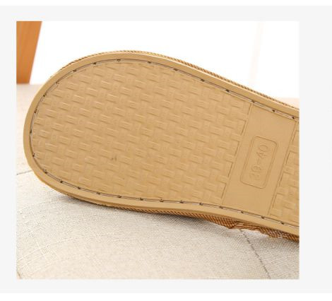 Geflochtene Rattanmatten-Pantoffeln für Männer
