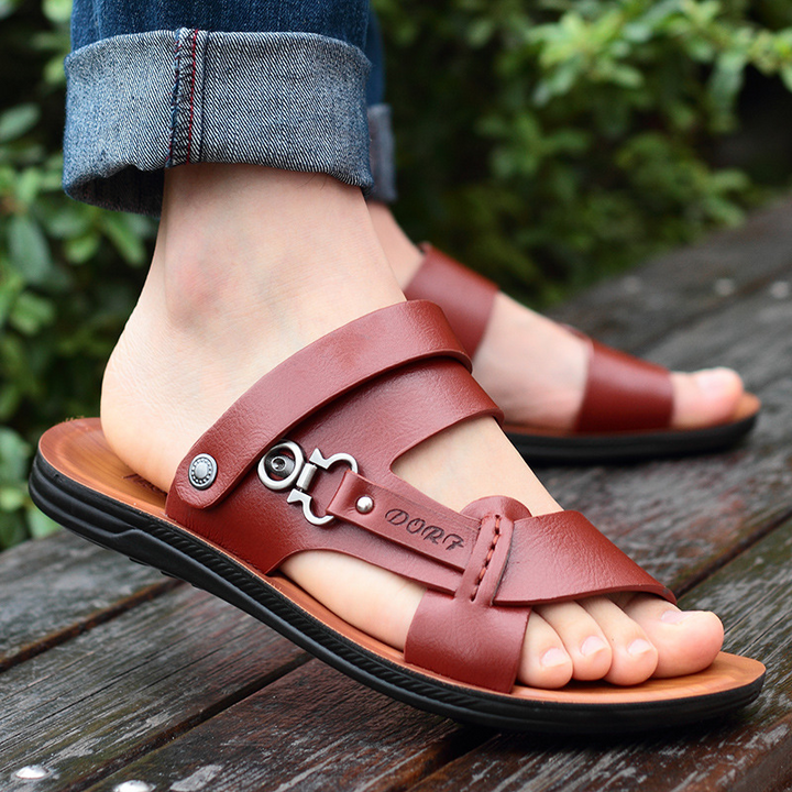Peep Toe Sommer-Slipper