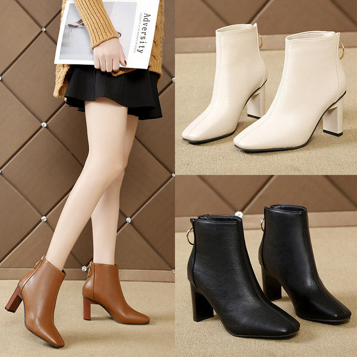Aurelia – Elegante Casual-Lederstiefeletten für Damen