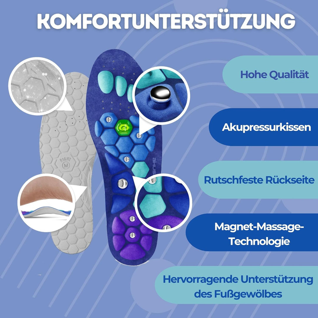 Magnetische Akupressur Schuh Einlagen