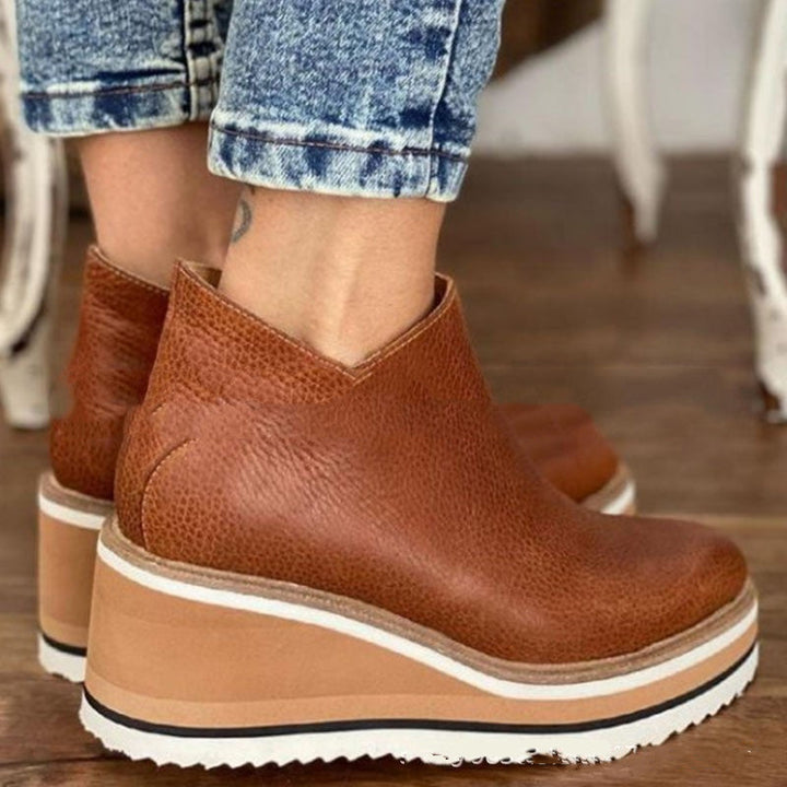 Lucia - Orthopädische Leder-Sneaker mit Komfortsohle