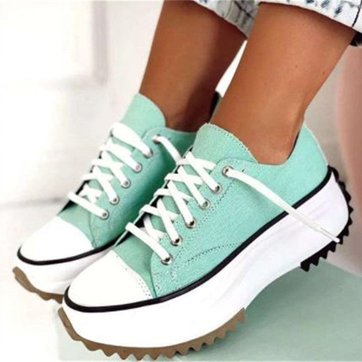 Liva - Damen Canvas Sneaker für Alltag und Freizeit