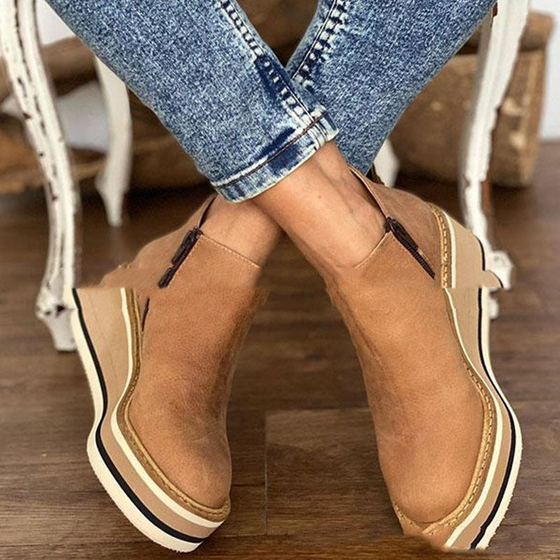 Lucia - Orthopädische Leder-Sneaker mit Komfortsohle