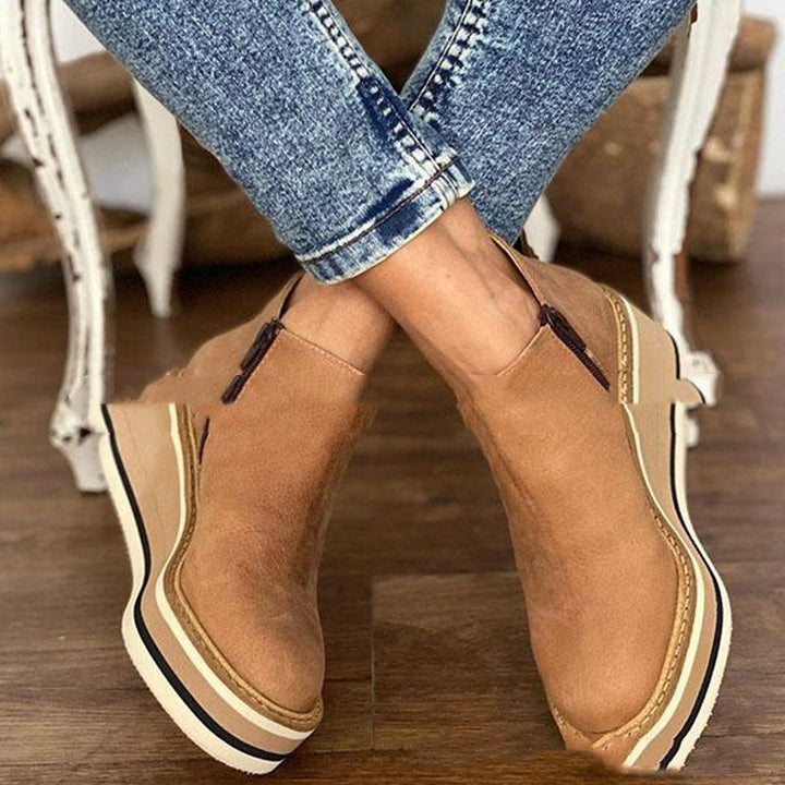 Lucia - Orthopädische Leder-Sneaker mit Komfortsohle