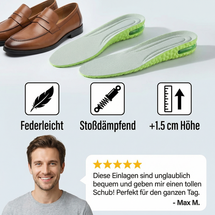 AirComfort Höheneinlagen – federleicht & stoßdämpfend