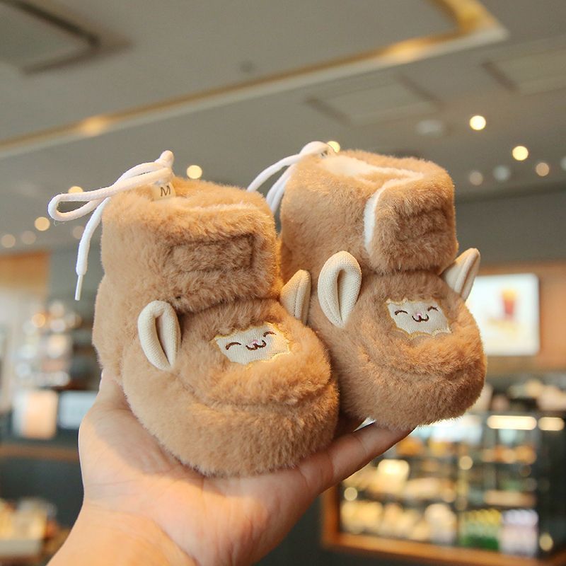 Warme & gemütliche Baby-Booties mit Fleecefutter und weichen rutschfesten Sohlen