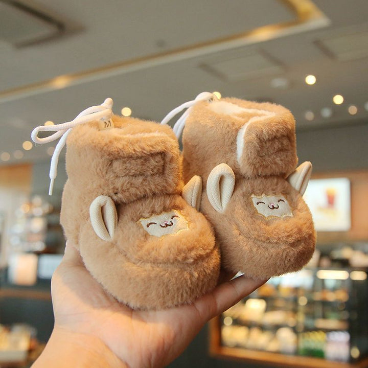 Warme & gemütliche Baby-Booties mit Fleecefutter und weichen rutschfesten Sohlen