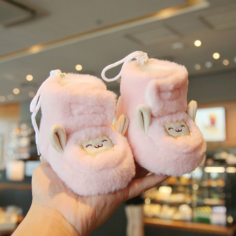 Warme & gemütliche Baby-Booties mit Fleecefutter und weichen rutschfesten Sohlen