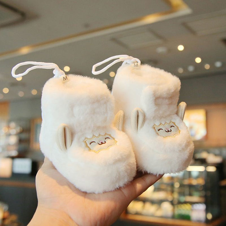 Warme & gemütliche Baby-Booties mit Fleecefutter und weichen rutschfesten Sohlen