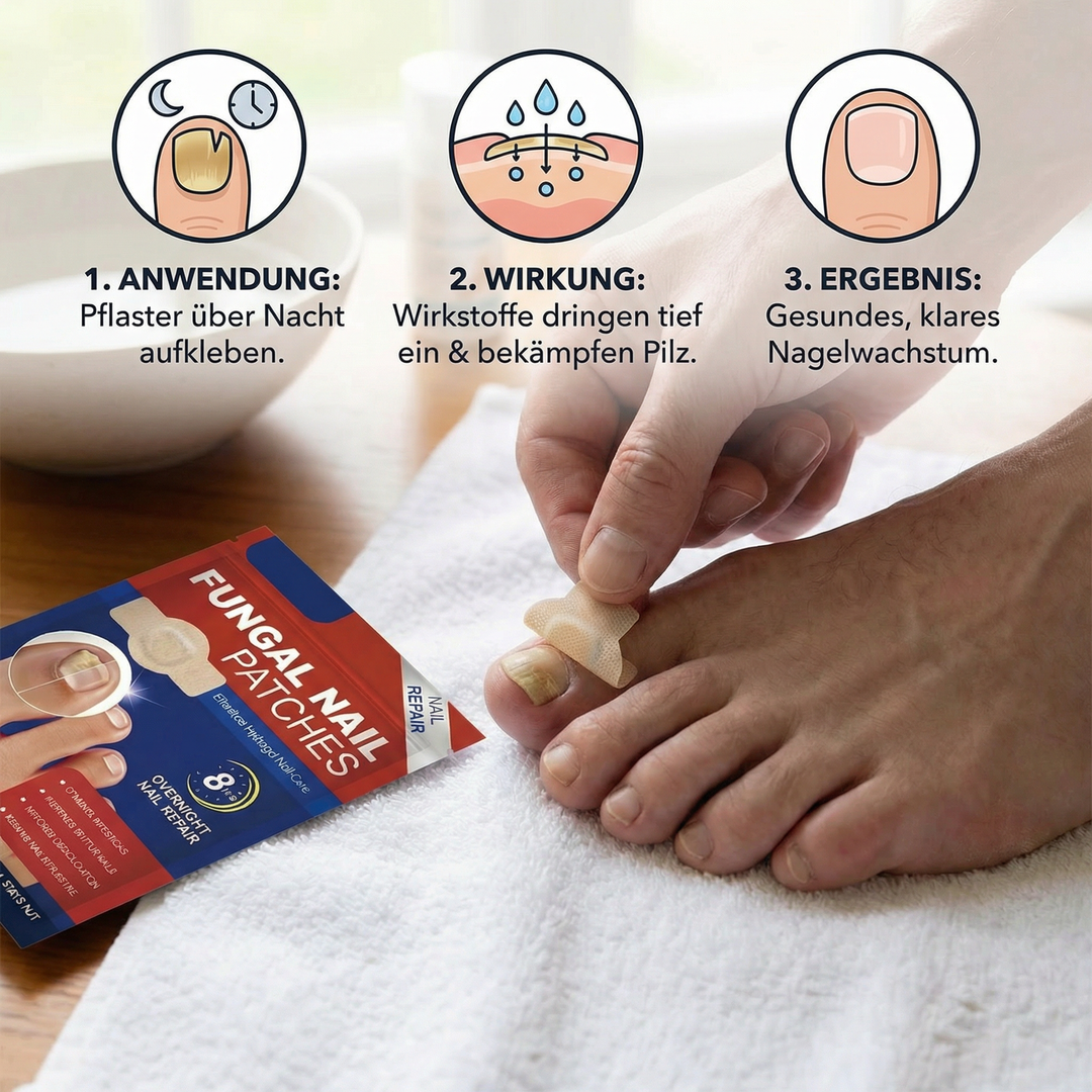 Nagelpilz Reparatur-Pflaster