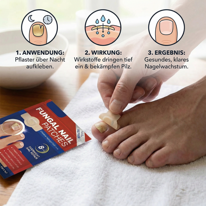 Nagelpilz Reparatur-Pflaster