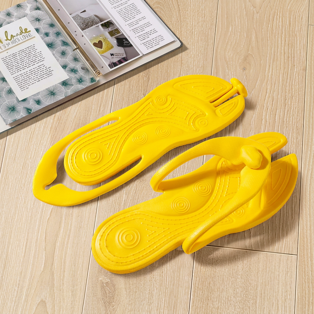Faltbare Reise-Flip-Flops – Rutschfeste Slipper für heiße Tage