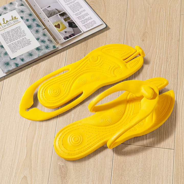 Faltbare Reise-Flip-Flops – Rutschfeste Slipper für heiße Tage
