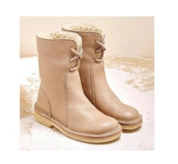 Luxuriöse Halbhohe Gefütterte Damenstiefel "Natura"