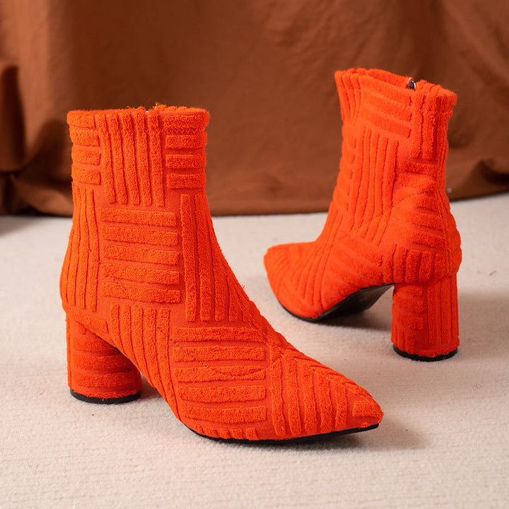 Livia - Zeitlose Damenstiefel mit Blockabsatz