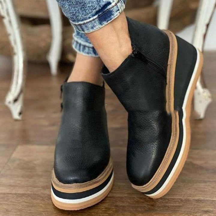 Lucia - Orthopädische Leder-Sneaker mit Komfortsohle