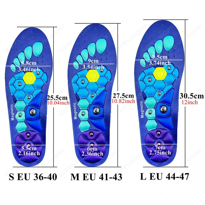 Magnetische Akupressur Schuh Einlagen