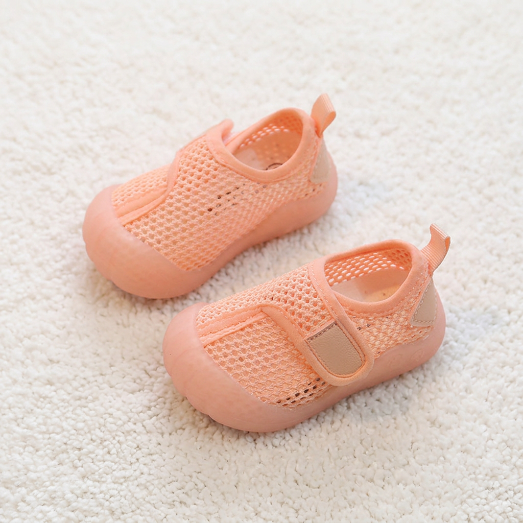 Bequeme Babyschuhe mit weichen, rutschfesten Sohlen